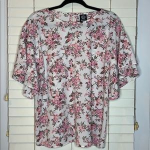 Bobeau floral blouse | Size M